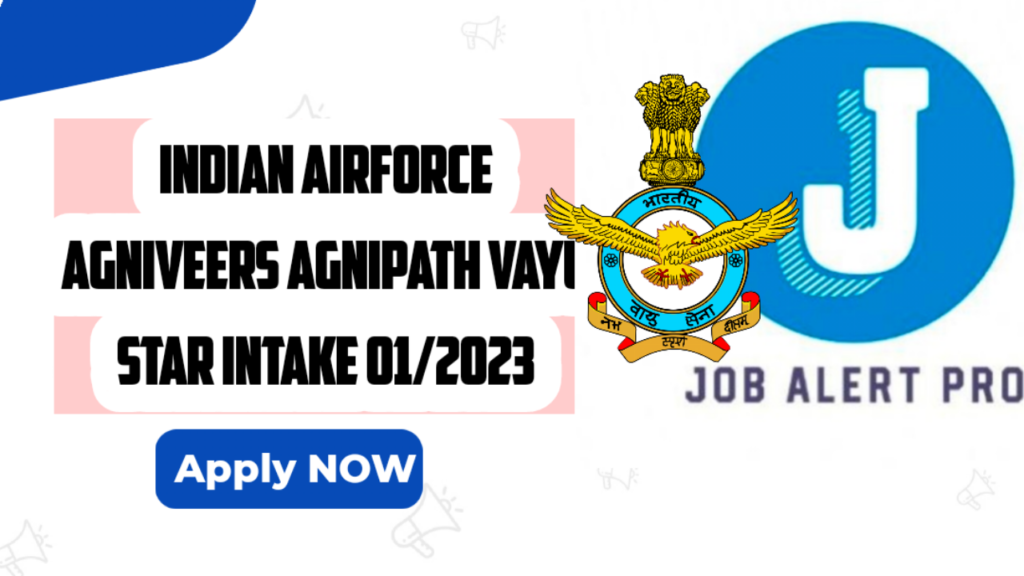 Indian Airforce Agniveers Agnipath Vayu Star Intake 01/2023
