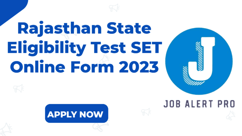 Rajasthan State Eligibility Test SET